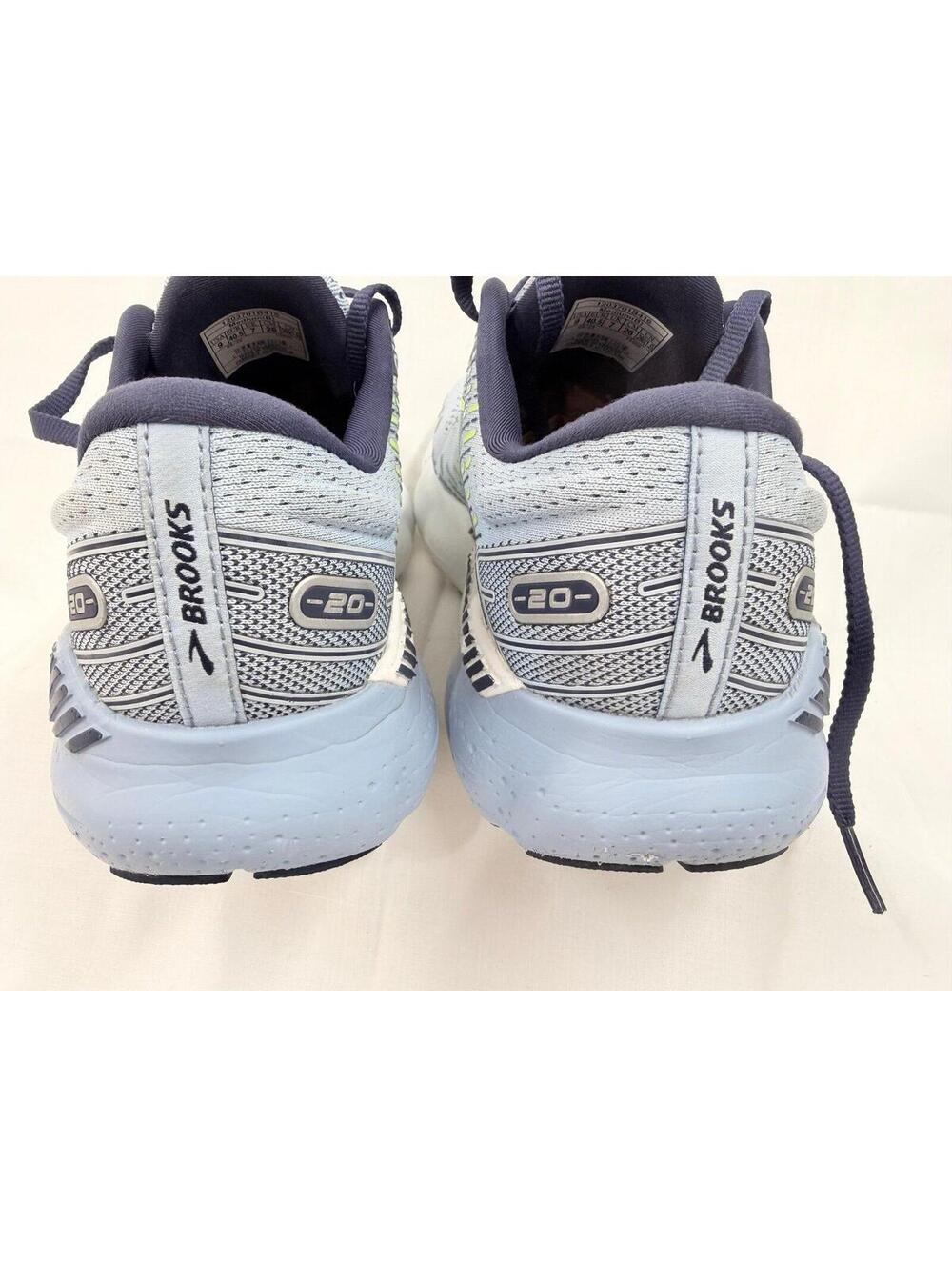 Brooks Glycerin 20 Sneakers Womens 9 B Blue Mesh Running Walking Comfort Shoes - Picture 8 of 9